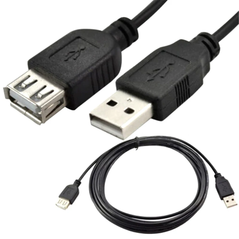 1 шт. Удлинительный USB кабель 150/100 см сверхскоростной 2 0 удлинитель для зарядки и