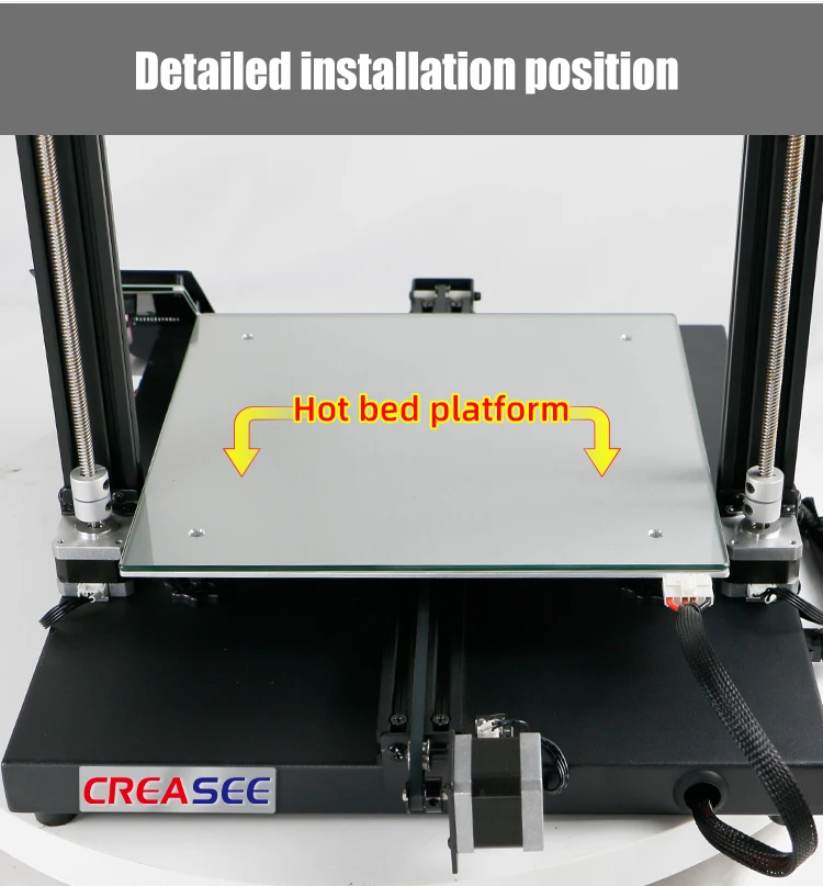 CREASEE 3D принтер 24 В 220 Вт платформа для горячей платформы 300x300 алюминиевая подложка