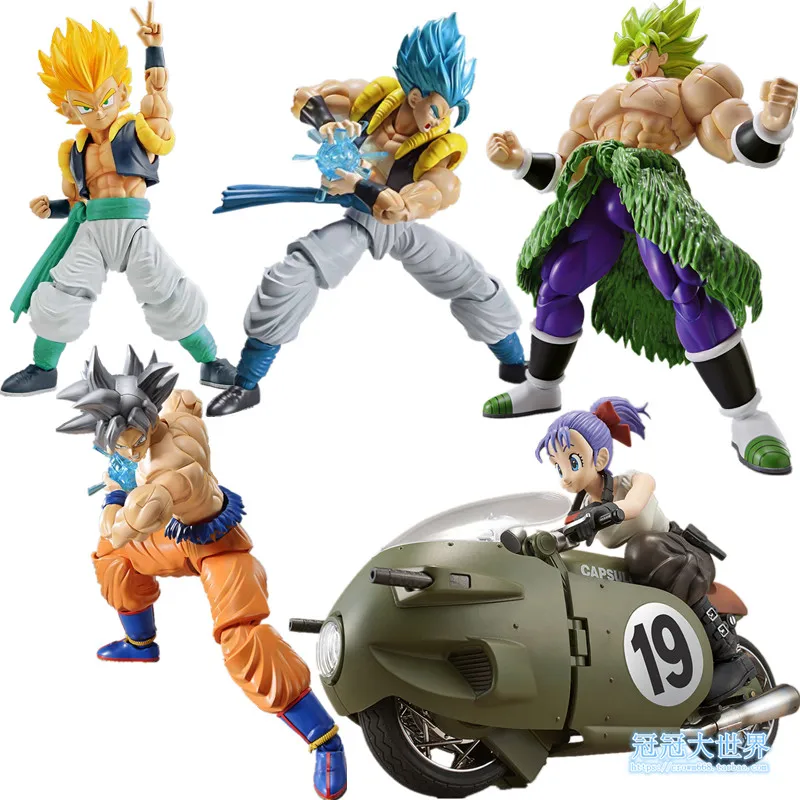 

Genuine Bandai Assembled Dragon Ball Joint Movable Gogeta Vegetto Migatte No Gokui Ultra Instinct Sun Goku Figure Model
