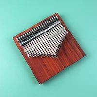 professional 21 keys kalimba thumb piano padauk red wood mbira musical instrument learning book piano christmas gift
