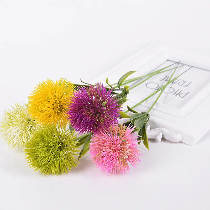 Искусственные цветы Одуванчик шар пластиковый цветок для свадьбы дома украшения