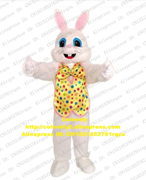 Плюшевый розовый Пасхальный кролик заяц талисман костюм для взрослых мультяшный