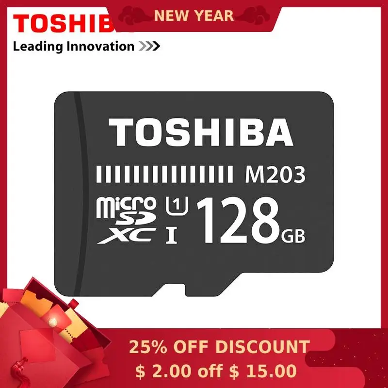 Карта памяти Toshiba Micro SD 128 ГБ класс 10 флэш память SDXC для смартфона/стола 100 Мб/с U1