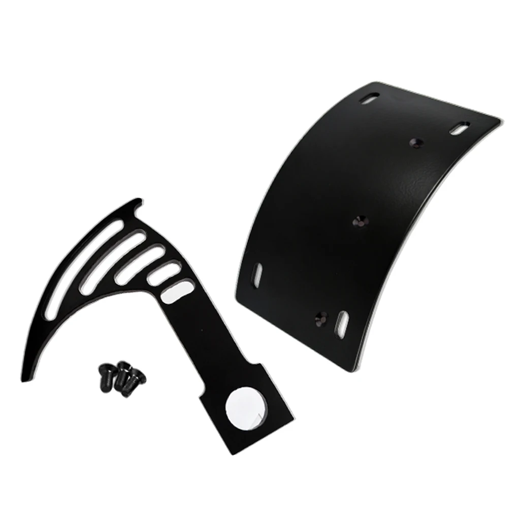 

Aluminium Black Motorcycle Side Mount License Plate Bracket Universal