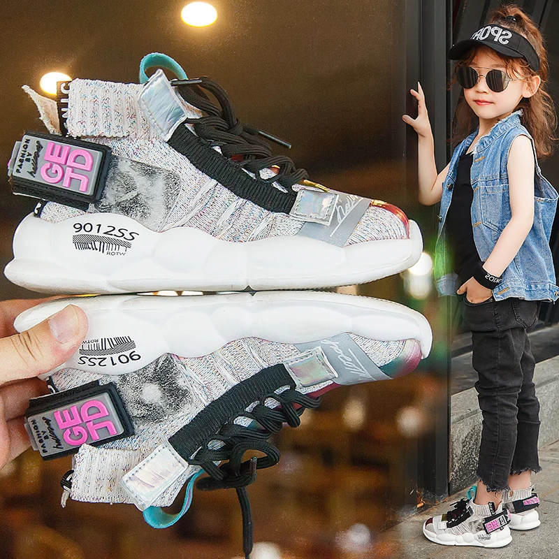 

boys Shoes light weight Casual sneaker mesh breathable spring new style sports running kids shoes boys basketball footwear