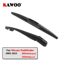 kawoo car rear wiper blade blades back window wipers arm for nissan pathfinder hatchback 2005 2012 305mm auto windscreen blade
