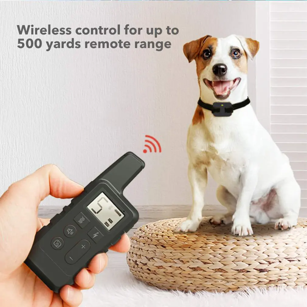 

Light Remote Dog Training Device Dog Training Collar Waterproof Remote Training Collar USB Rechargeable