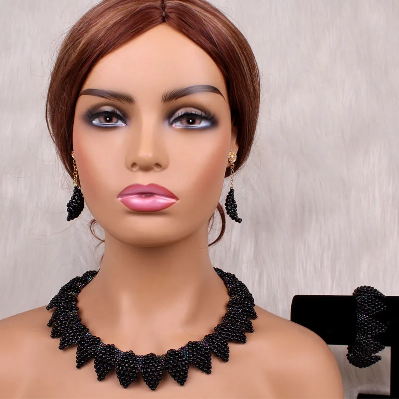 Dudo Африканские свадебные ювелирные изделия персиковые листья ручной работы