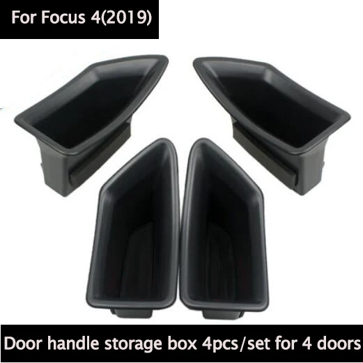 4pcs/set Car Styling Door Handle Glove Box Armrest Container Storage for Ford New Focus 4 MK4 2019 car Accessories | Автомобили и