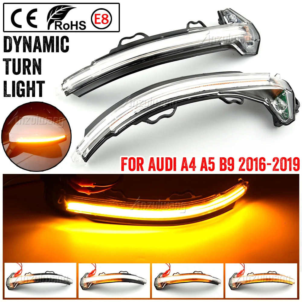 2x светодиодсветодиодный динамические поворотники для бокового зеркала заднего