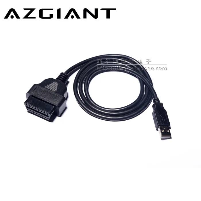 

car 16pin USB interface OBDII cable 1M OBD female to USB cable OBD2