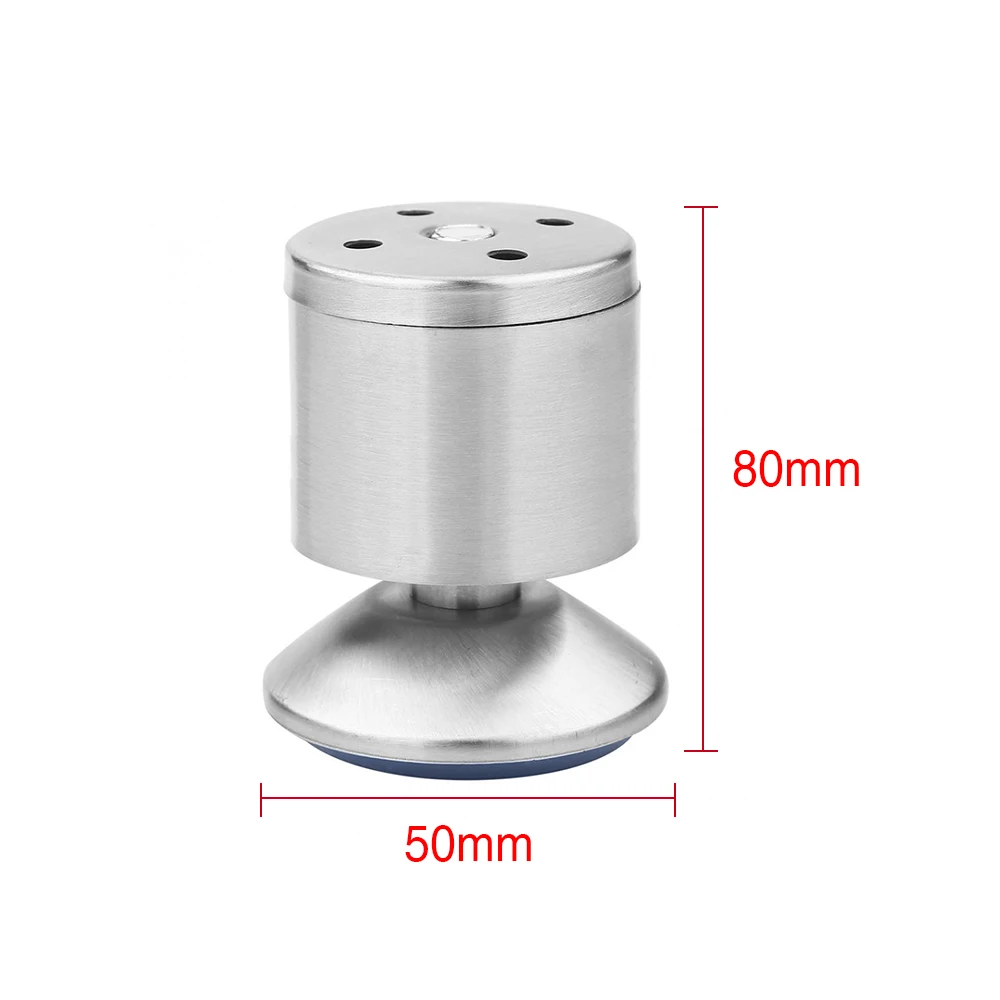 Регулируемые ножки из нержавеющей стали 4 шт. 8 см высота 304 для шкафа стола дивана