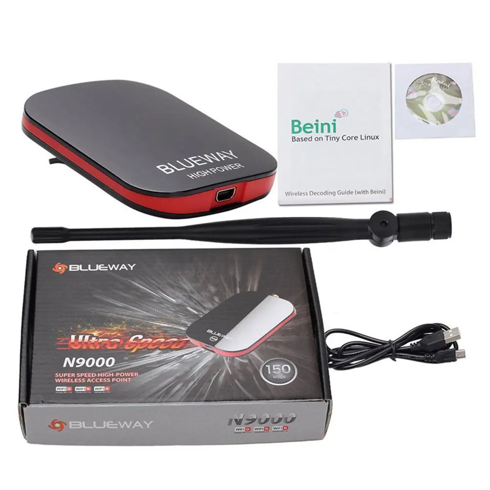 

USB Wifi Adapter 300Mbps 2.4GHz Wifi Receiver Wireless Network Card with USB 2.0 Interface Adapter for Windows 7/8/10