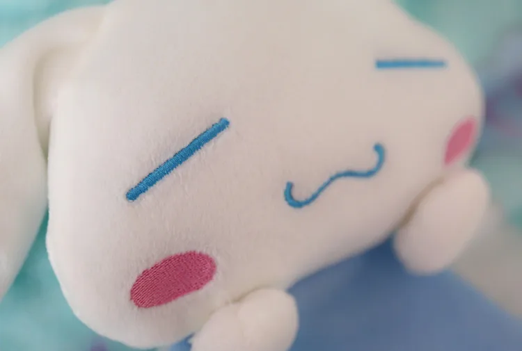 Kawaii Cinnamoroll плюшевое одеяло с большими ушами, Набивная игрушка собака, милая кукла, сохраняющая тепло зимой для малышей, детей, рождественские подарки