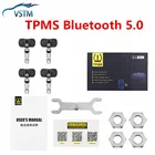 Новинка система контроля давления в шинах TPMS датчик для мотоцикла Bluetooth 5,0 TMPS AndroidIOS