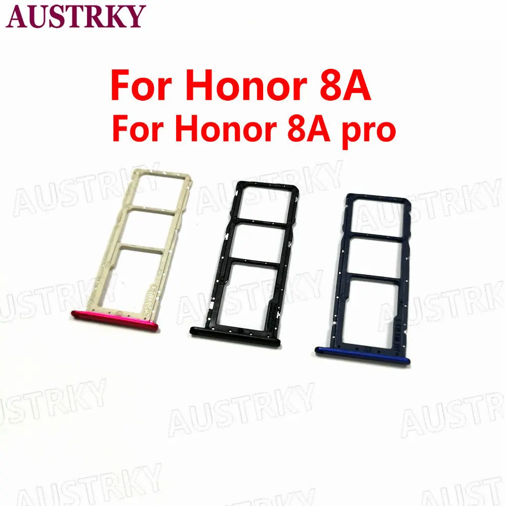

New Sim Card Slot Tray Holder Replacement Parts For Huawei Honor 8A Pro