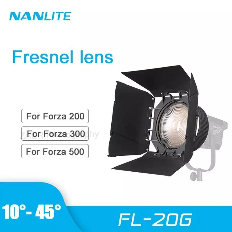NANLITE FL-20G линза Френеля для Forza200W 300W 500W 200 300 500 светильник Nanguang FL 20G видео |