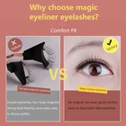 Натуральные накладные ресницы короткие Faux Cils три пары детских хлопковых утепленных колготок на 3D Магнитный жидкая подводка для глаз Набор накладных ресниц магнитные накладные ресницы для макияжа