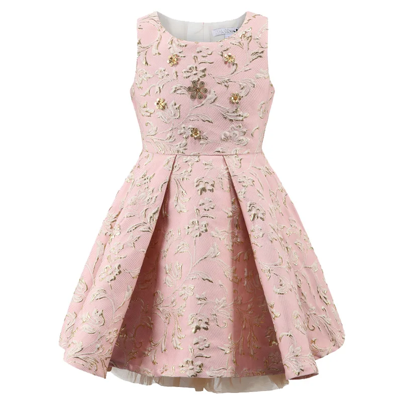 Childdkivy Girls Princess Dress Kids Dresses for Children Evening Party Flower Girl Clothing 3-10Y Vestidos | Детская одежда и