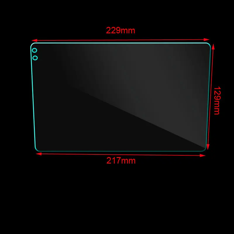 

229*129*217 мм 9 дюймов закаленное стекло для Seicane Автомобильный GPS навигатор фото стекло защитная пленка