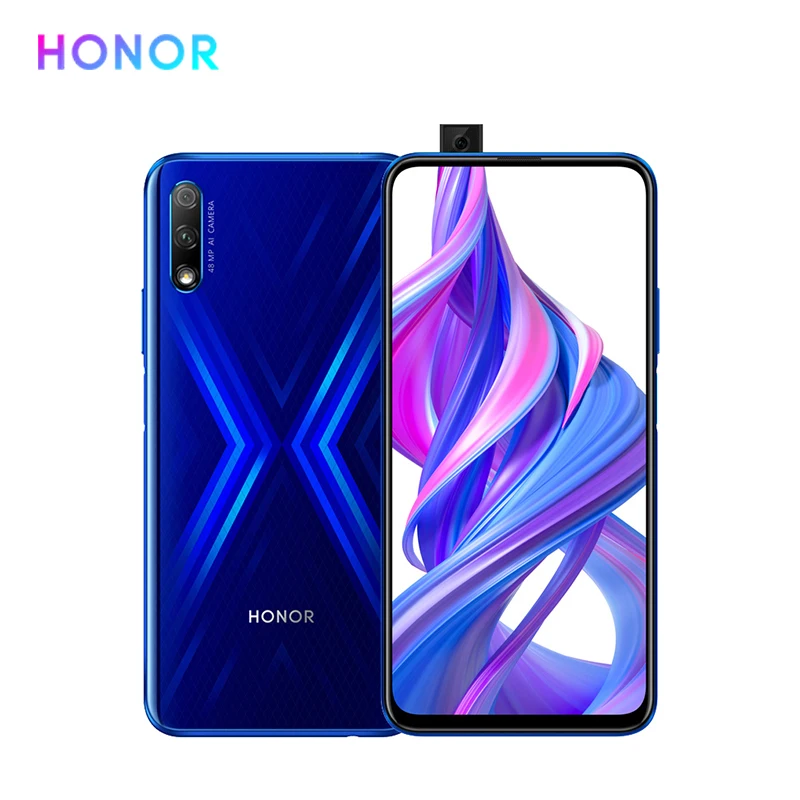 Мобильный телефон Huawei Honor 9X сотовый 48 мегапиксельная AI Тройная камера 6 59