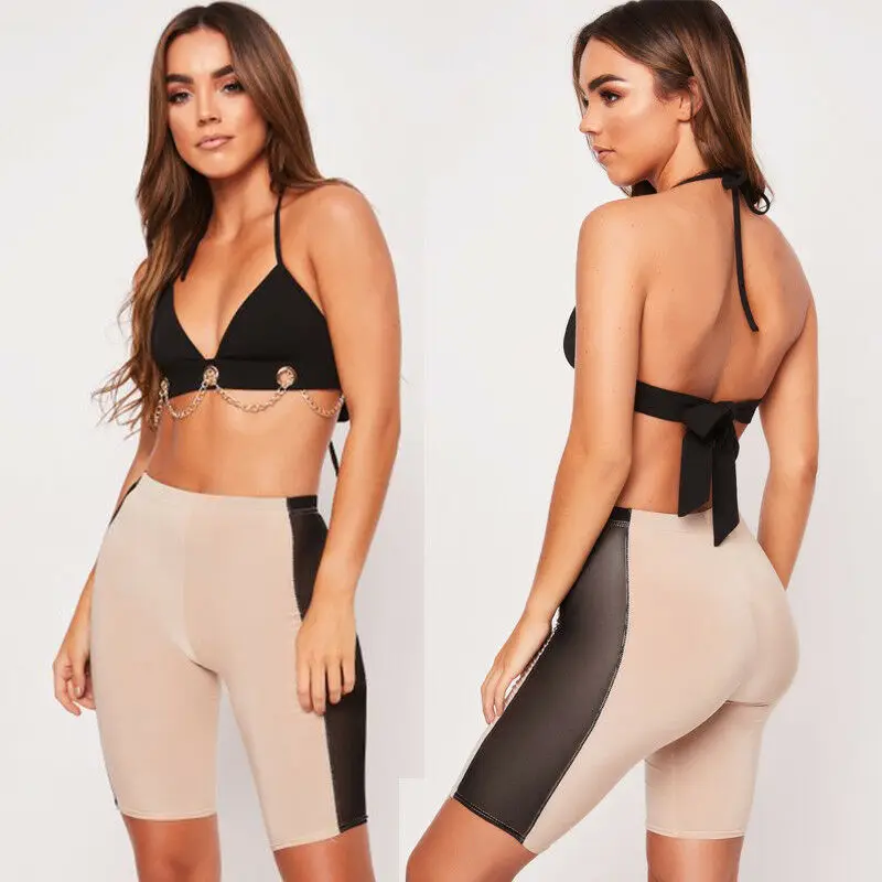 2020 новые женские модные пикантные повседневные облегающие сетчатые лоскутные