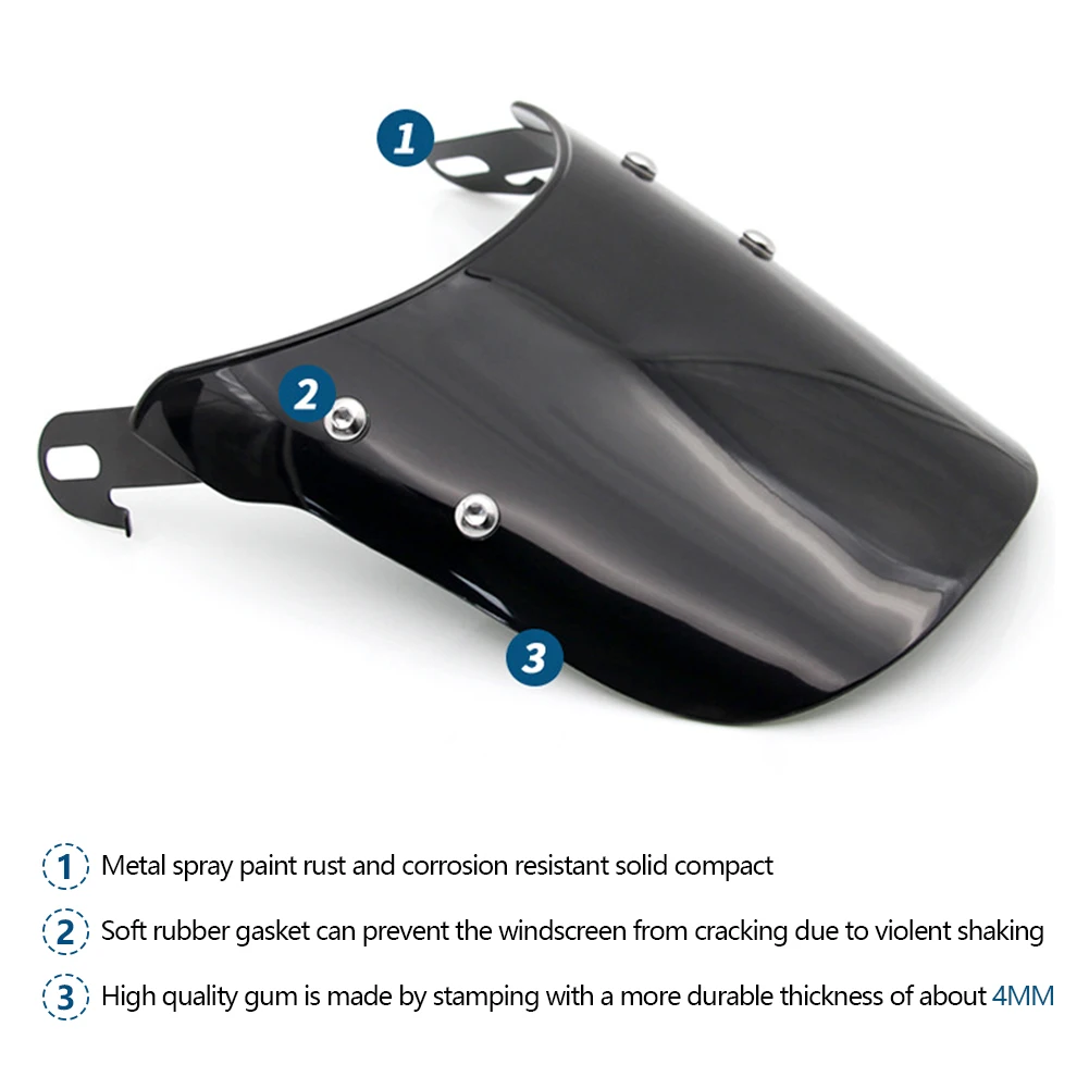 Мотоциклы черного/прозрачного/Дымчатого Цвета компактный спортивный