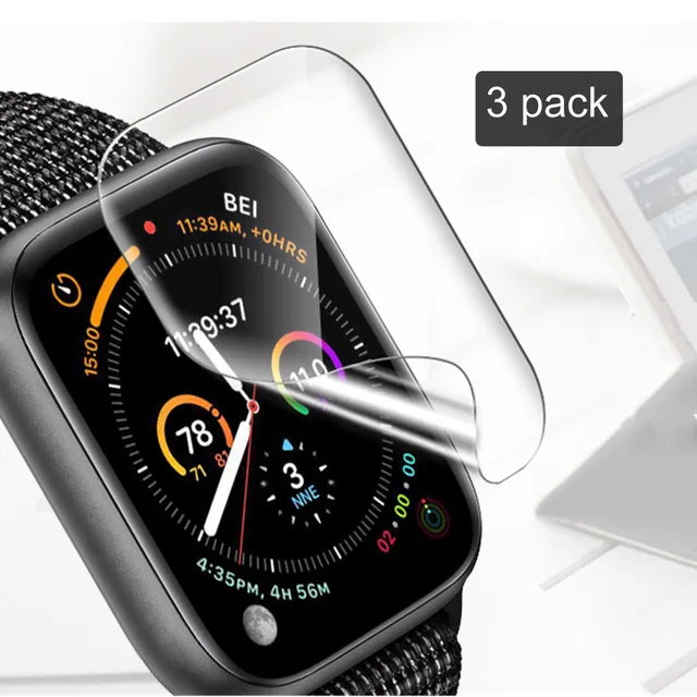 

Hydrogel Film for iWatch 7 6 5 4 SE 45MM 44MM 41MM Screen Protector Full Cover Clear Protector Film for Apple Watch 3 2 1 38MM