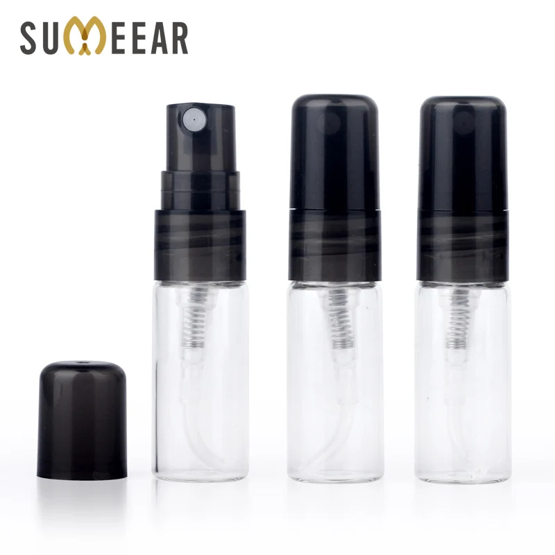 100 шт./лот 5 мл мини флакон для образцов портативная многоразовая духов стеклянные