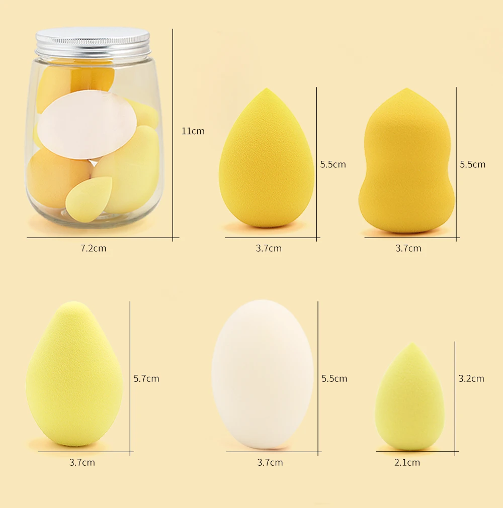 Спонж для макияжа MAANGE Pro 2/7/8 шт. супермягкий косметический спонж нанесения пудры