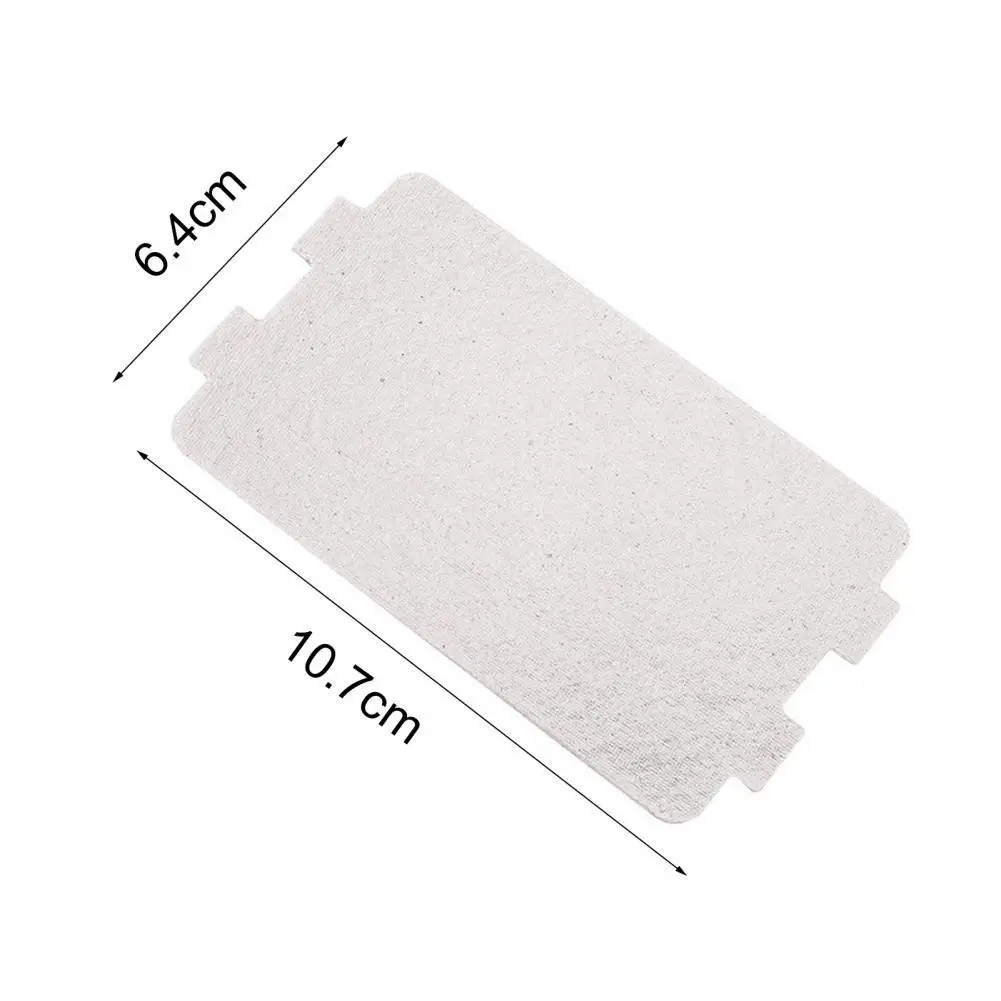 

5Pcs Mica Plate Sheets Eco-friendly Protective White Sliced Insulated Waveguide Covers for Kitchen