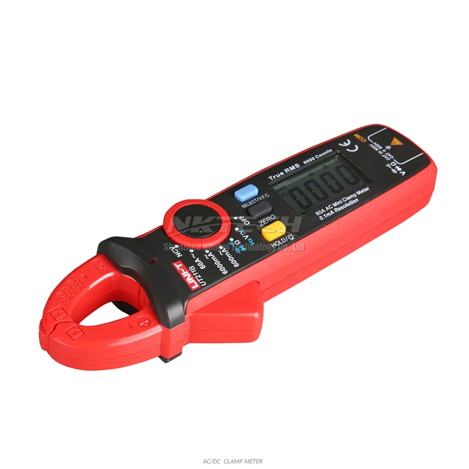 Фотоцифровой измеритель зажима UT211B Автоматический диапазон True RMS NCV VFC AC DC