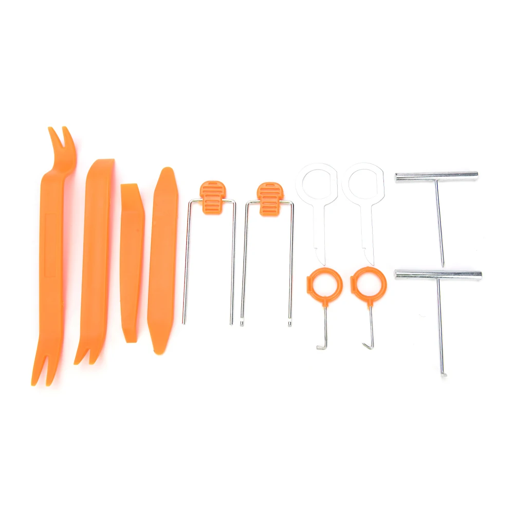

12PCS/Set Auto Car Disassembly Install Navigator Pry Screw Cap Panel Removal Repair Kit Set Radio Door Trim Dash Remover Tools