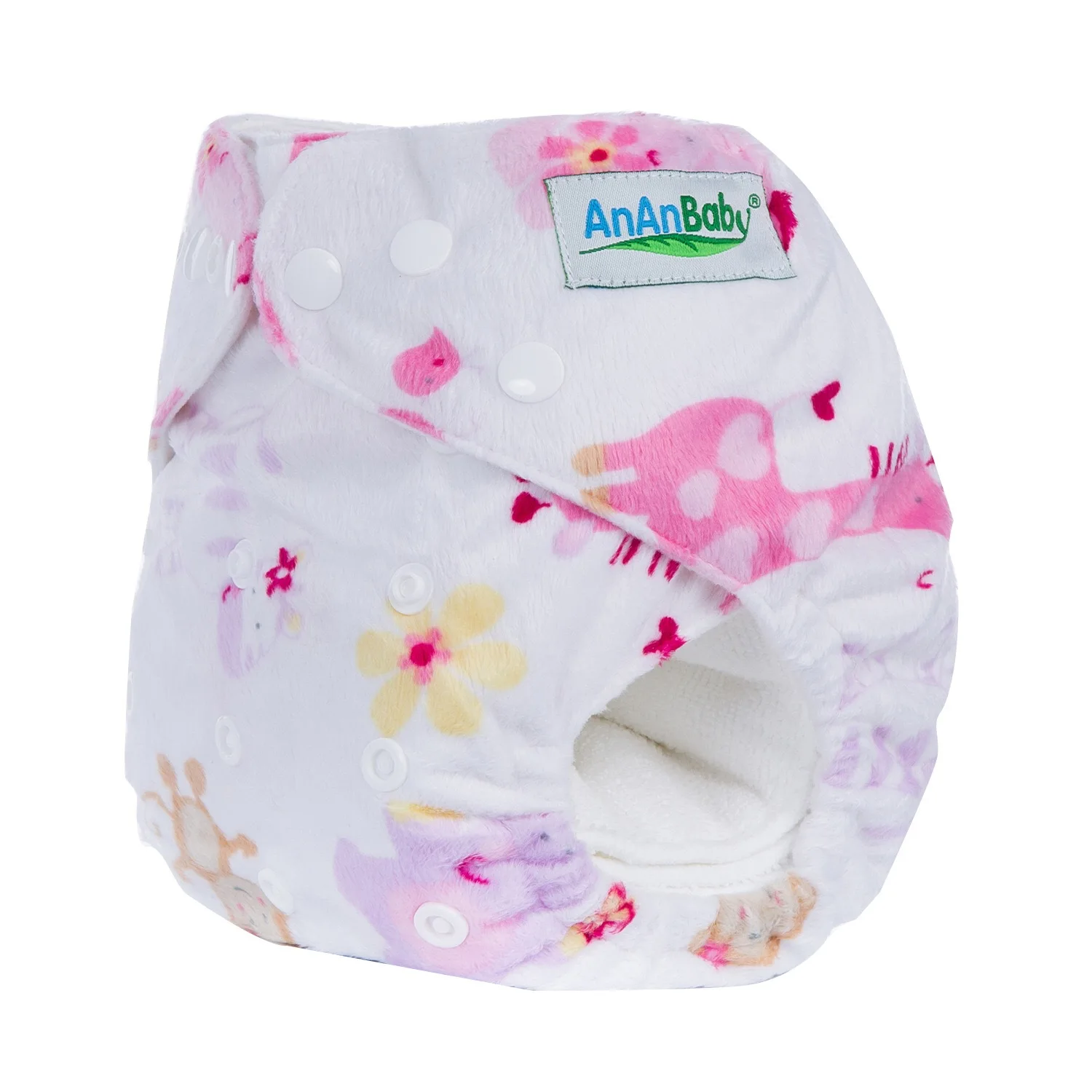 2 шт Ananbaby Новый стиль 1 Супер Минки Ткань Подгузники крышки Многоразовые Детские D