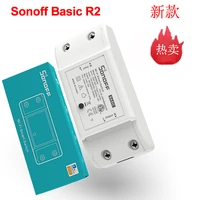 sonoff basic r2rf r2 diy wifi smart switch wireless remote control smart home automation module via ewelink app work with alexa