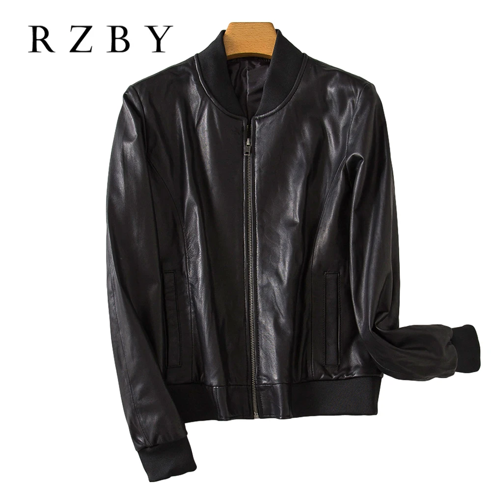 2021 Real Genuine Leather Jacket Women Coat Moda Mujer Doudoune Natural Sheepskin Kurtki Korean Style Fashion 양피가죽자켓 RZBY359