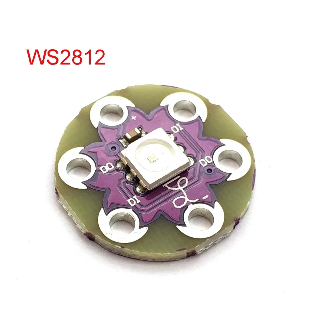 LilyPad Pixel Board WS2812 5050 RGB светодиодный модуль для Uno Diy Kit | Электроника