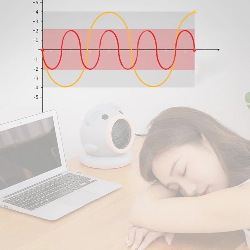 Desktop Pig Automatic Swing Head Heater Electric Fan Mini Portable Household Small | Бытовая техника