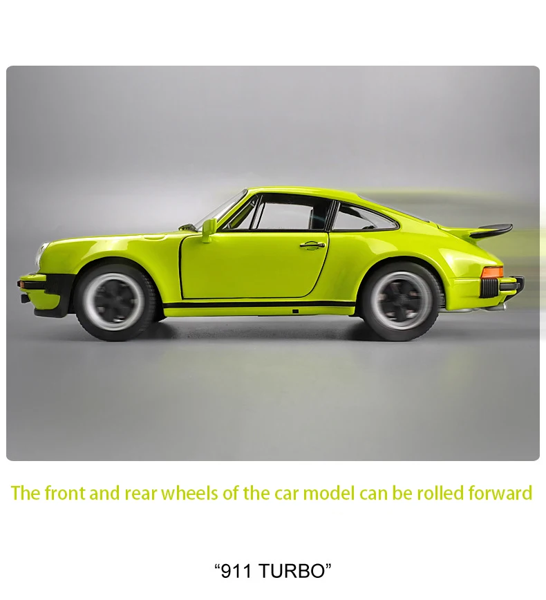 WELLY 1:24 Масштаб 911 Turbo3.0 спортивный автомобиль игрушечный автомобиль модель имитация сплава Модель автомобиля коллекция украшений