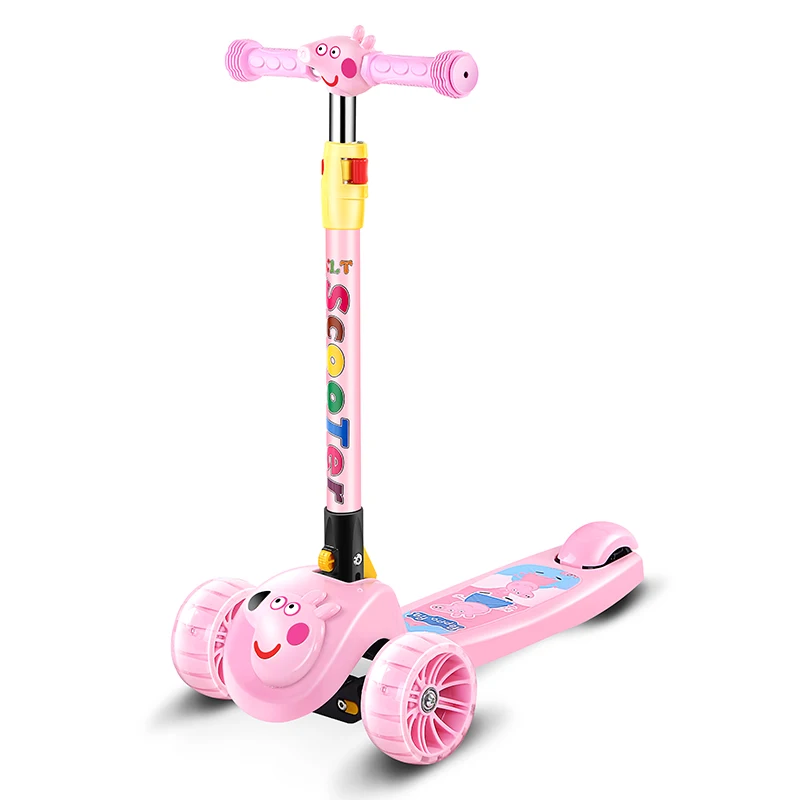 

Scooter Children 2-6-8 Years Old 3 Fold Fold Three in One Baby Girls' Toys Boy Single Pedal Child