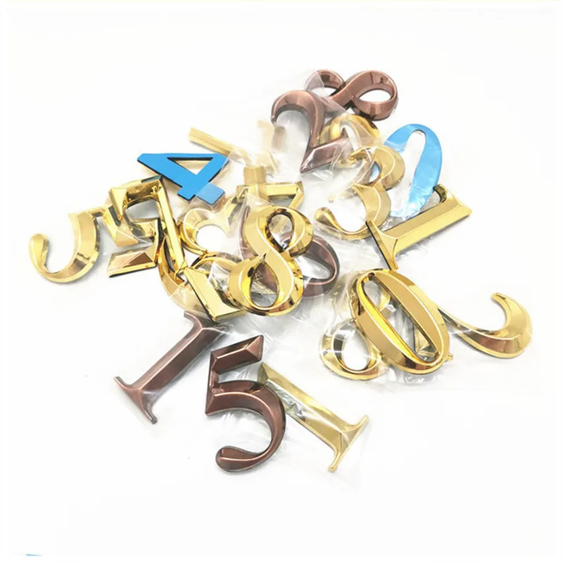 1 шт. цифры для дома 0-9 современный адрес табличка номер в отеле бар дверь цифровой