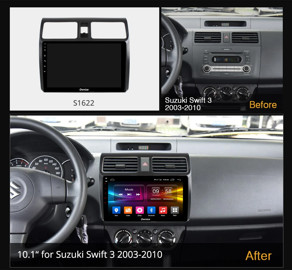 6G + 128G Ownice Octa core Android 10 0 автомобильное радио gps DVD плеер для suzuki swift 2008 2014 4G LTE DSP SPDIF