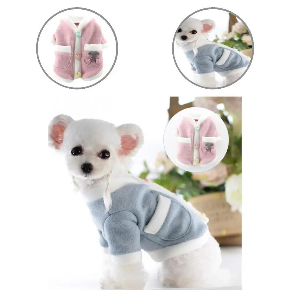 

Easy-wearing Soft Texture Pet Dog Short Sleeve Coat Clothes for Casual