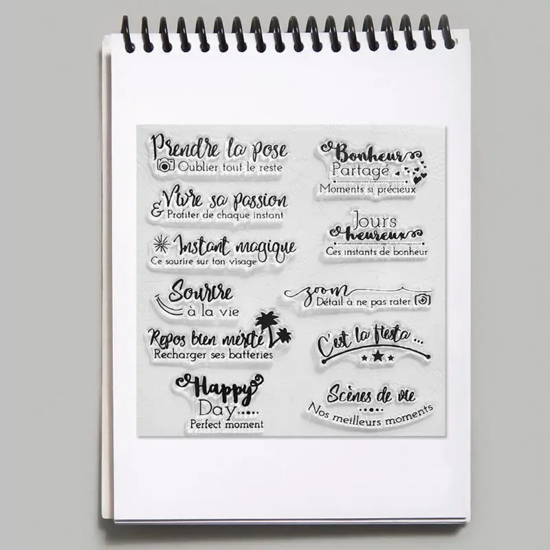 

Силиконовый прозрачный Печатный штамп для скрапбукинга DIY рельефная фотография