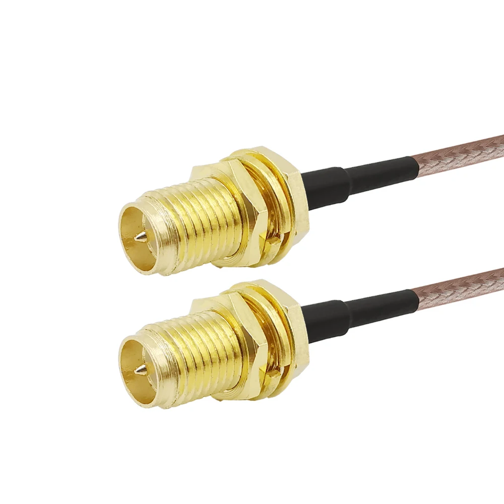 RP-SMA Female to RP- SMA Connector WLAN Network WiFi Wireless Antenna RG316/RG316D/RG174/RG58/LMR195 RF Cable | Обустройство дома