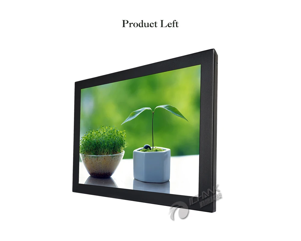 ZB120TN-DV2/12 дюймов 1024x768 HD металлический чехол DVI VGA дисплей монитор ЖК-экран с закаленным защитой от царапин защитное стекло