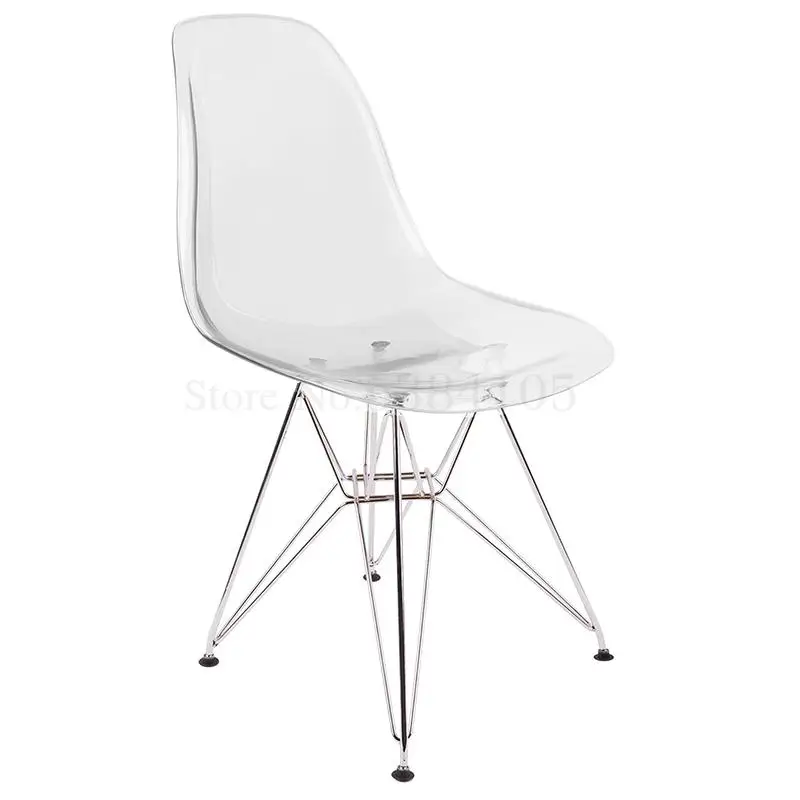 Прозрачный стул креативный обеденный для кафе уличный отдыха художественный