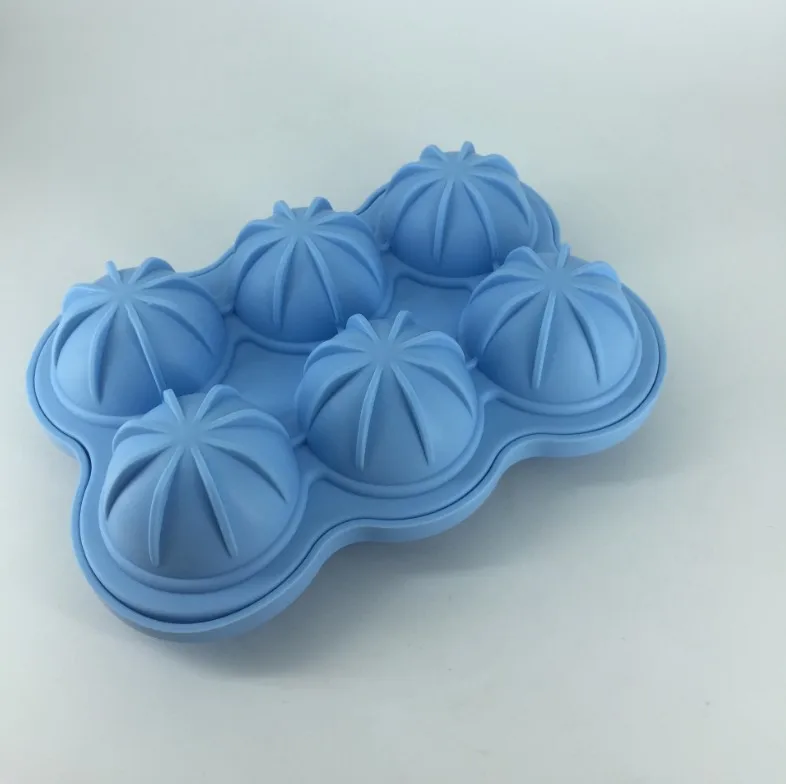 5 цветов 6 отверстий 4 см Диаметр Еда Класс Мягкие силиконовые Эко дружественных