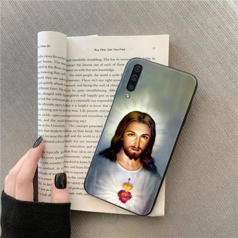 

Jesus Sacred Heart faith Phone Case For Samsung galaxy S 9 10 20 A 10 21 30 31 40 50 51 71 s note 20 j 4 2018 plus