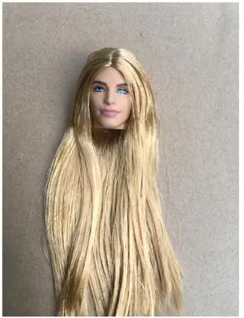 Новинка редкая коллекция голов золотые кукольные головки с корнями 1/6